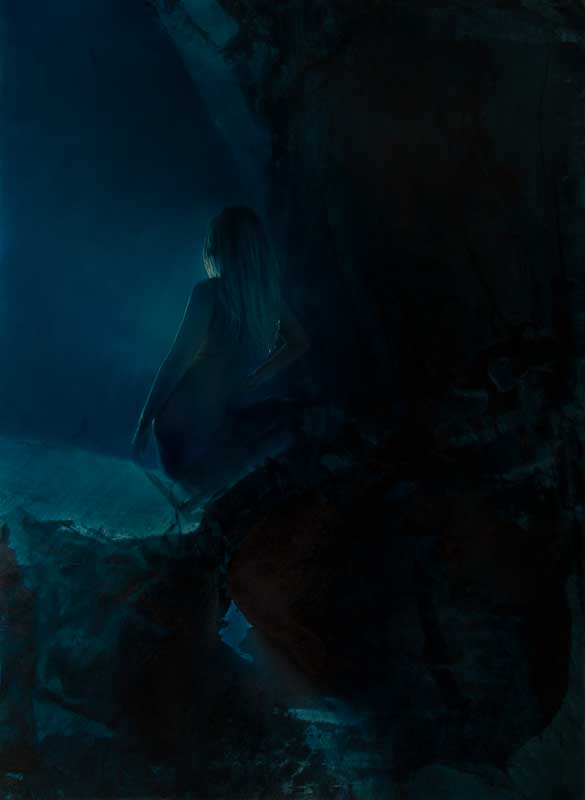 Robert Schoeller Painting: Night Light 3 Painting TH027